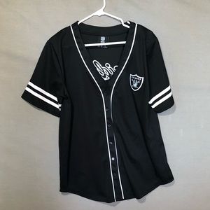 Raiders Baseball Style Jersey